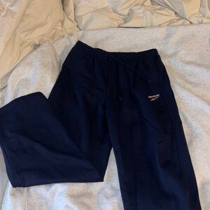 Reebok Unisex Navy Sweatpants